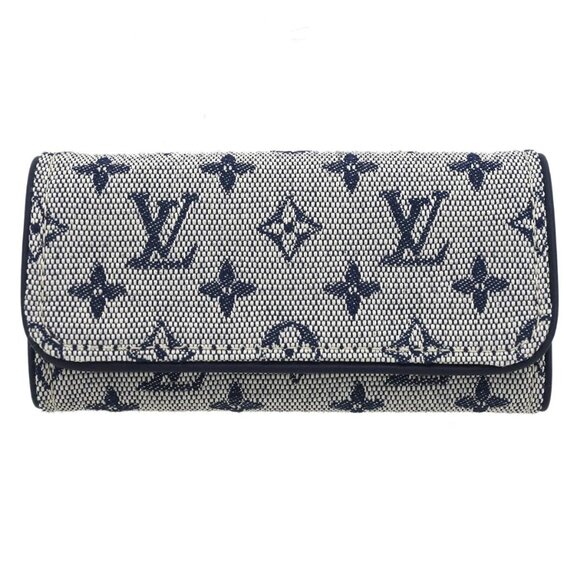 Louis Vuitton Blue Monogram Mini Lin Multicles 4 Key Case - Picture 2 of 12